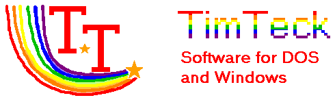 Timtech: Software for DOS and Windows